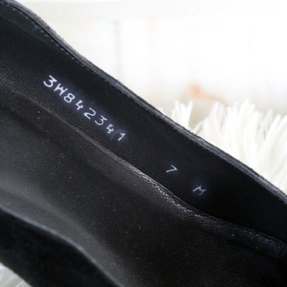 Stuart Weitzman || Black Suede 2.5" High Heels - Picture 5 of 6